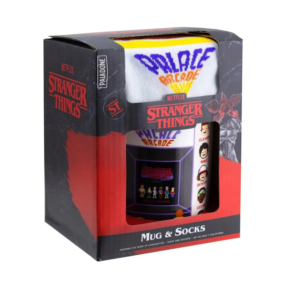 Stranger Things - Palace Arcade Mug & Socks Gift Set
