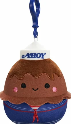 Stranger Things - Scoops Ahoy Chocolate Pudding Squishmallows 3.5" Clip-On Plush