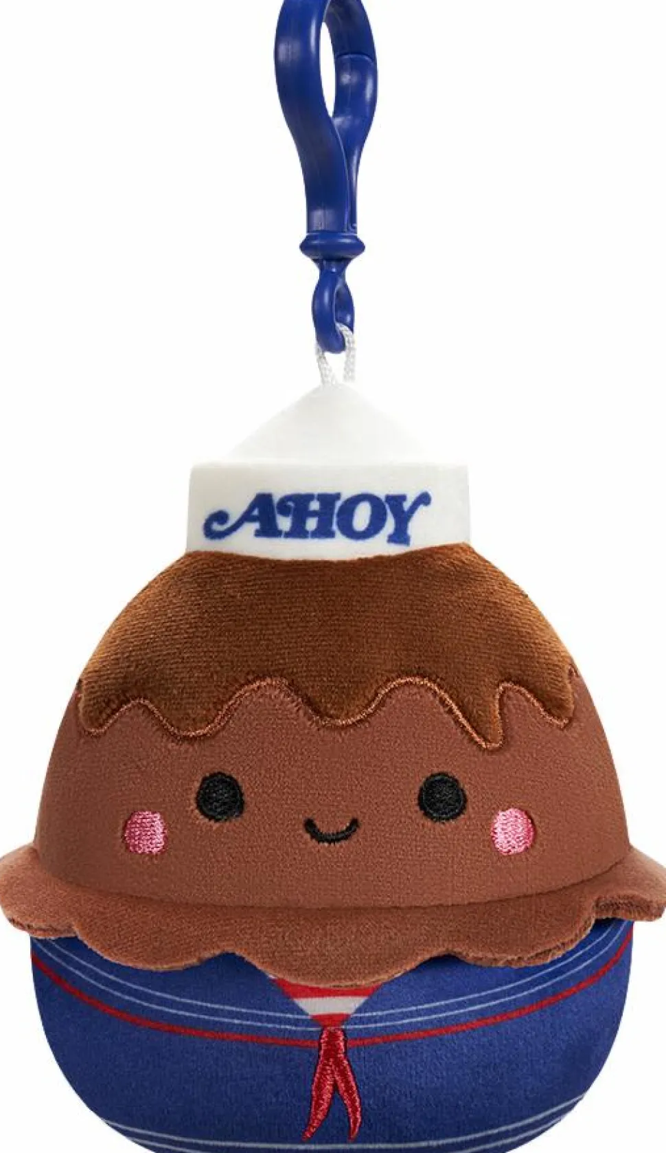 Stranger Things - Scoops Ahoy Chocolate Pudding Squishmallows 3.5" Clip-On Plush