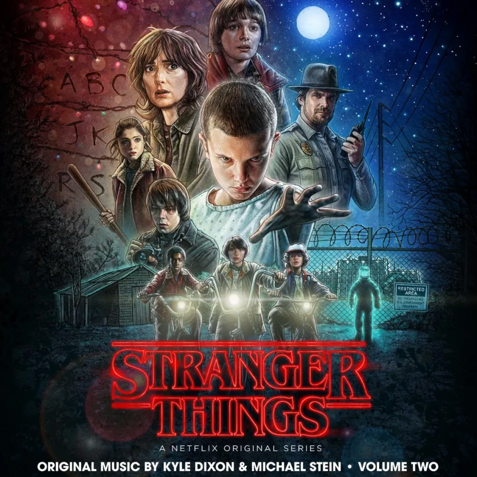 Stranger Things - Season One Music by Kyle Dixon & Michael Stein Volume 02 2xLP Vinyl Record (Upside Down Inter-Dimensional Blue Coloured Vinyl)