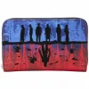 Stranger Things - Upside Down Shadows 4” Faux Leather Zip-Around Wallet