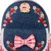 Strawberry Shortcake - Denim 10" Faux Leather Mini Backpack