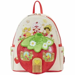 Strawberry Shortcake - Strawberry House Scented 10" Faux Leather Mini Backpack