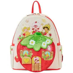 Strawberry Shortcake - Strawberry House Scented 10" Faux Leather Mini Backpack