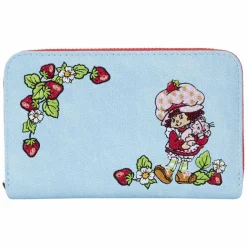 Strawberry Shortcake - 45th Anniversary Denim 4" Faux Leather Zip-Around Wallet