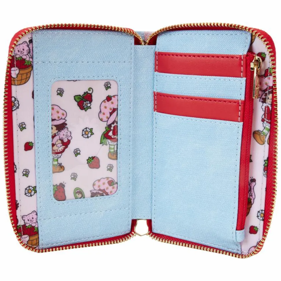 Strawberry Shortcake - 45th Anniversary Denim 4" Faux Leather Zip-Around Wallet
