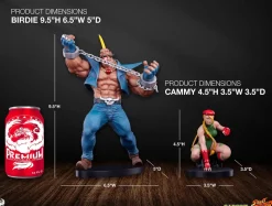 Street Fighter - Cammy & Birdie 1/10th Scale Statue (Set of 2)