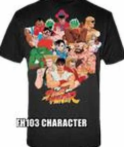 Street Fighter - Character Vivid Black Male T-Shirt
