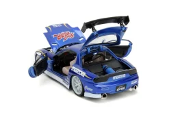 Street Fighter - Chun-Li & 1993 Mazda RX-7 Anime Hollywood Rides 1/24th Scale Die-Cast Vehicle Replica