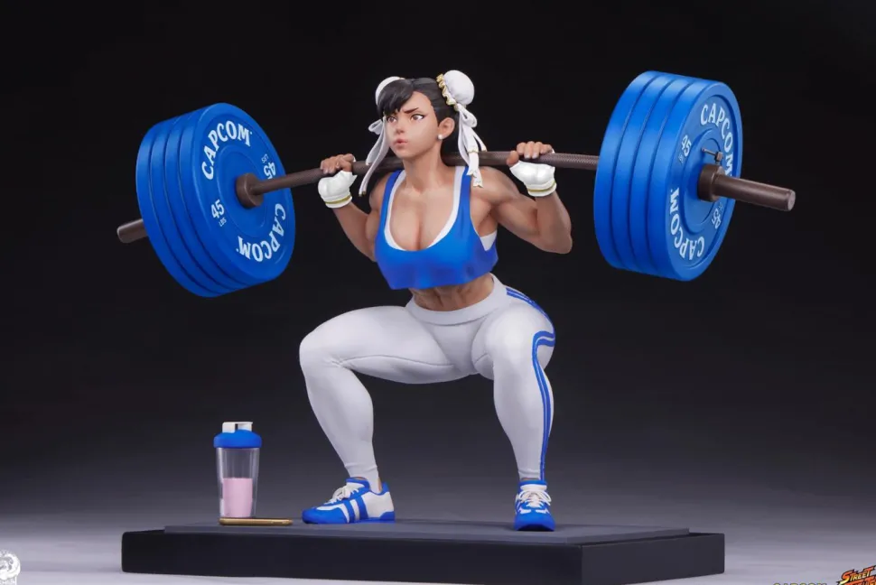 Street Fighter - Chun-Li Powerlifting 1/4 Scale Statue