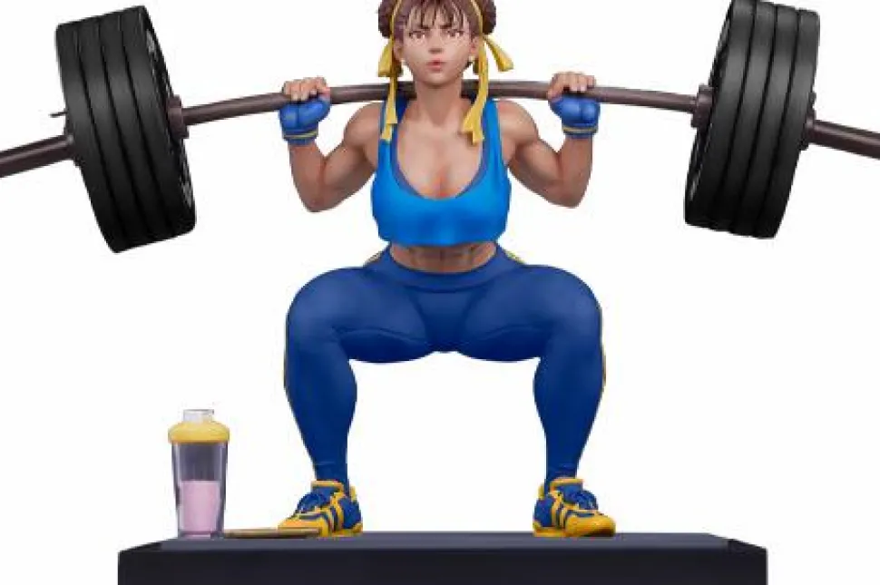 Street Fighter - Chun-Li Powerlifting (Alpha Edition) 1/4 Scale Statue
