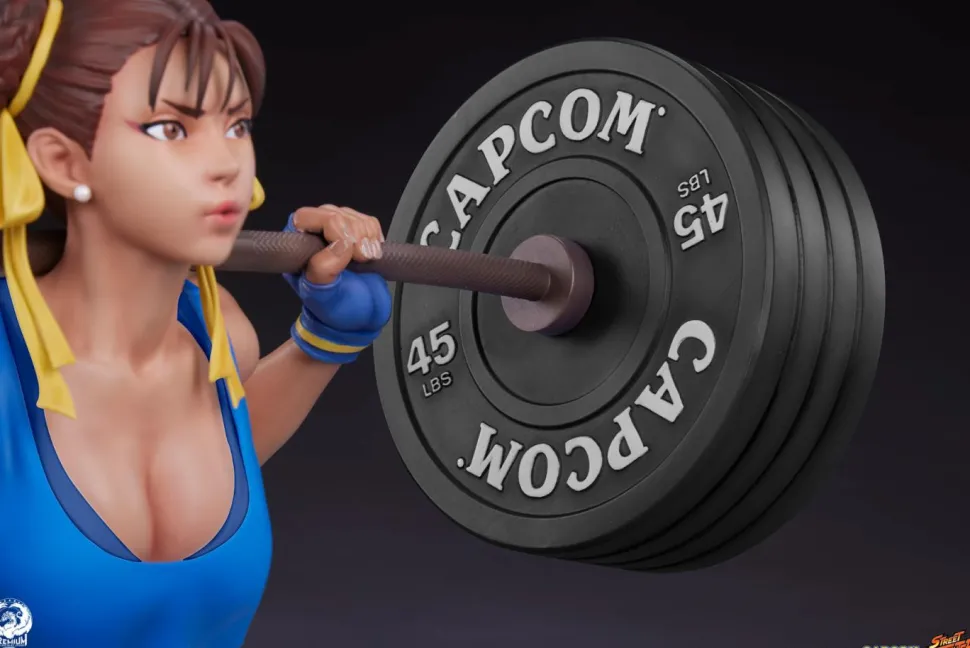 Street Fighter - Chun-Li Powerlifting (Alpha Edition) 1/4 Scale Statue