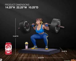 Street Fighter - Chun-Li Powerlifting (Alpha Edition) 1/4 Scale Statue
