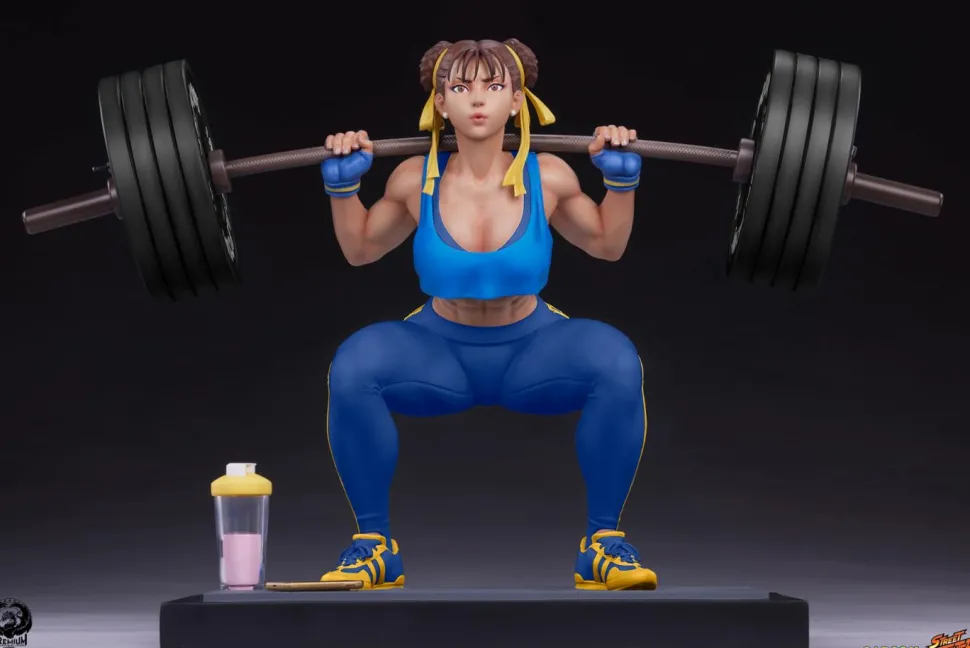 Street Fighter - Chun-Li Powerlifting (Alpha Edition) 1/4 Scale Statue