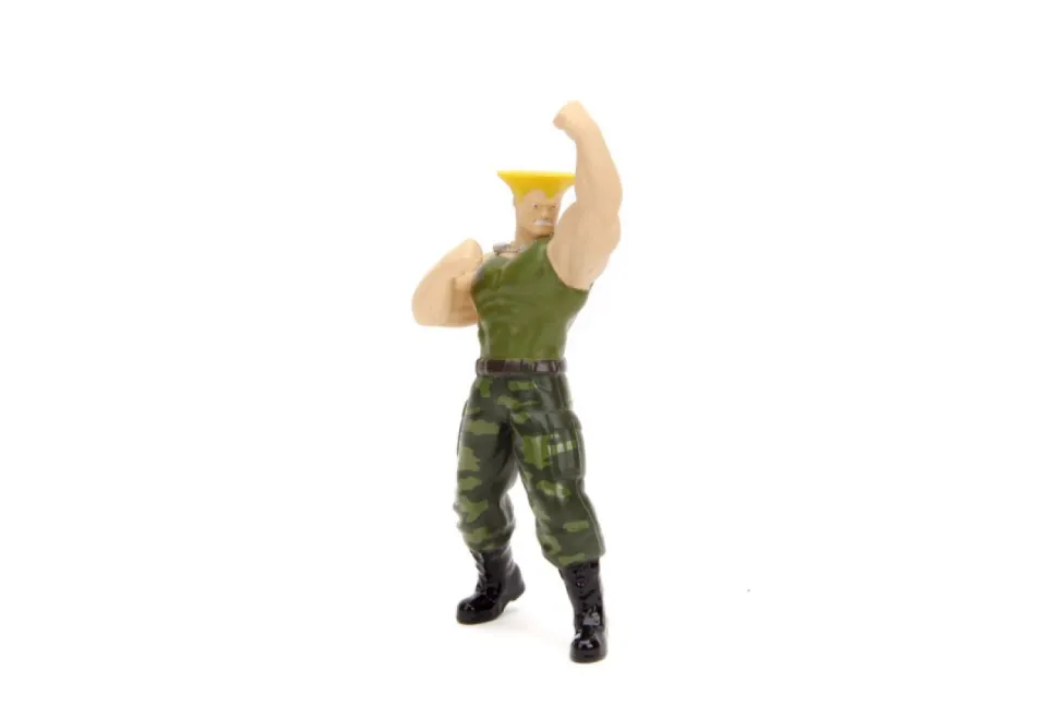 Street Fighter - Guile & 1856 Ford F-100 Anime Hollywood Rides 1/24th Scale Die-Cast Vehicle Replica