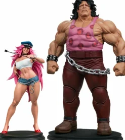 Street Fighter - Hugo & Poison 1/4 Scale Statue Set