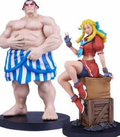 Street Fighter - Karin & E. Honda Street Jam 1/10th Scale Statue 2-Pack