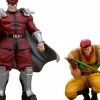 Street Fighter - M. Bison & Rolento 1/10th Scale Statue Set of 2
