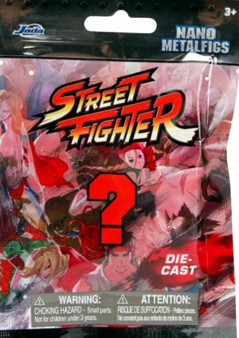 Street Fighter - Nano Metalfigs Blind Bag 1.65" Die-Cast Figure (Single Unit)