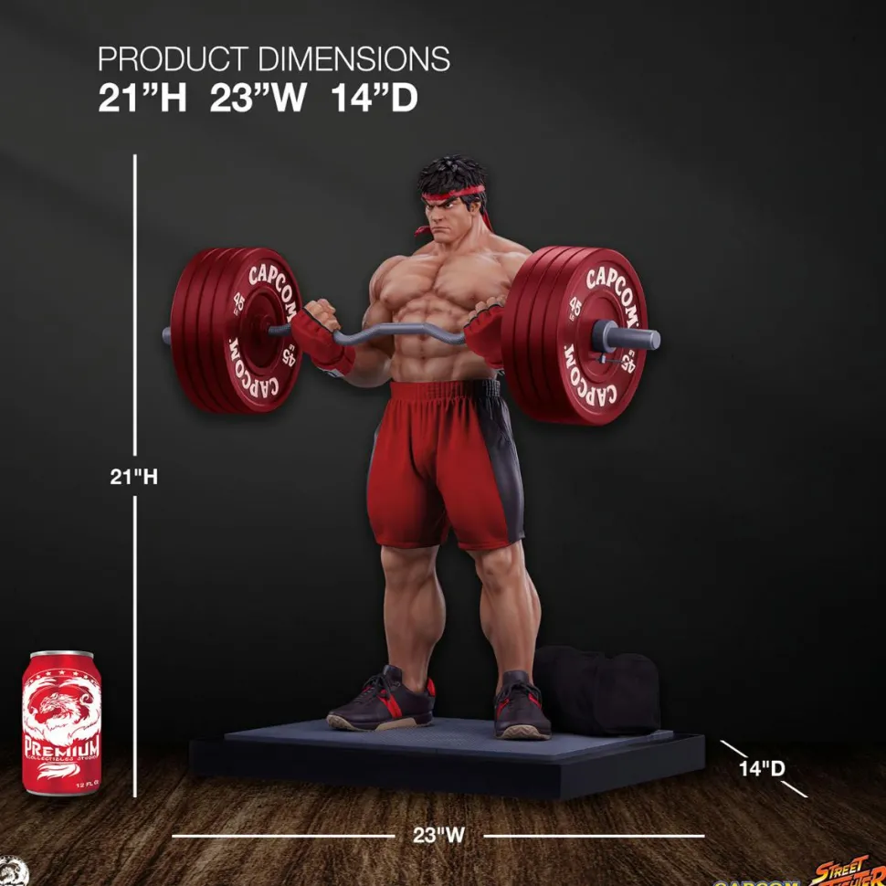 Street Fighter - Ryu Powerlifting Premier Series 1:4 Scale Statue