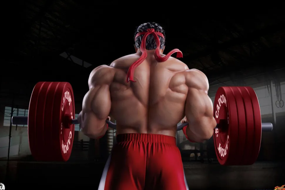 Street Fighter - Ryu Powerlifting Premier Series 1:4 Scale Statue
