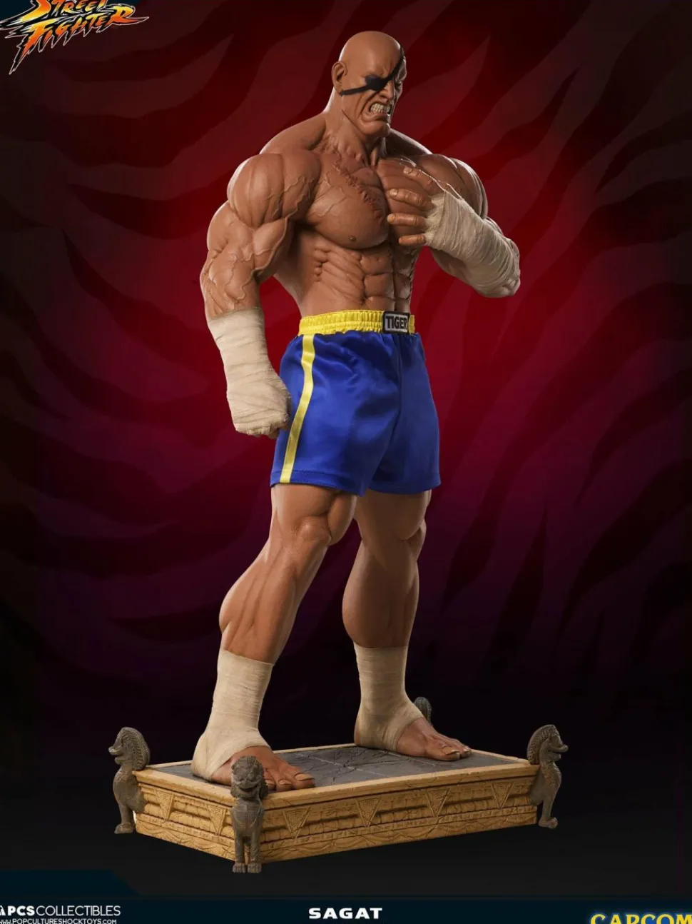 Street Fighter - Sagat 1/3 Scale Statue