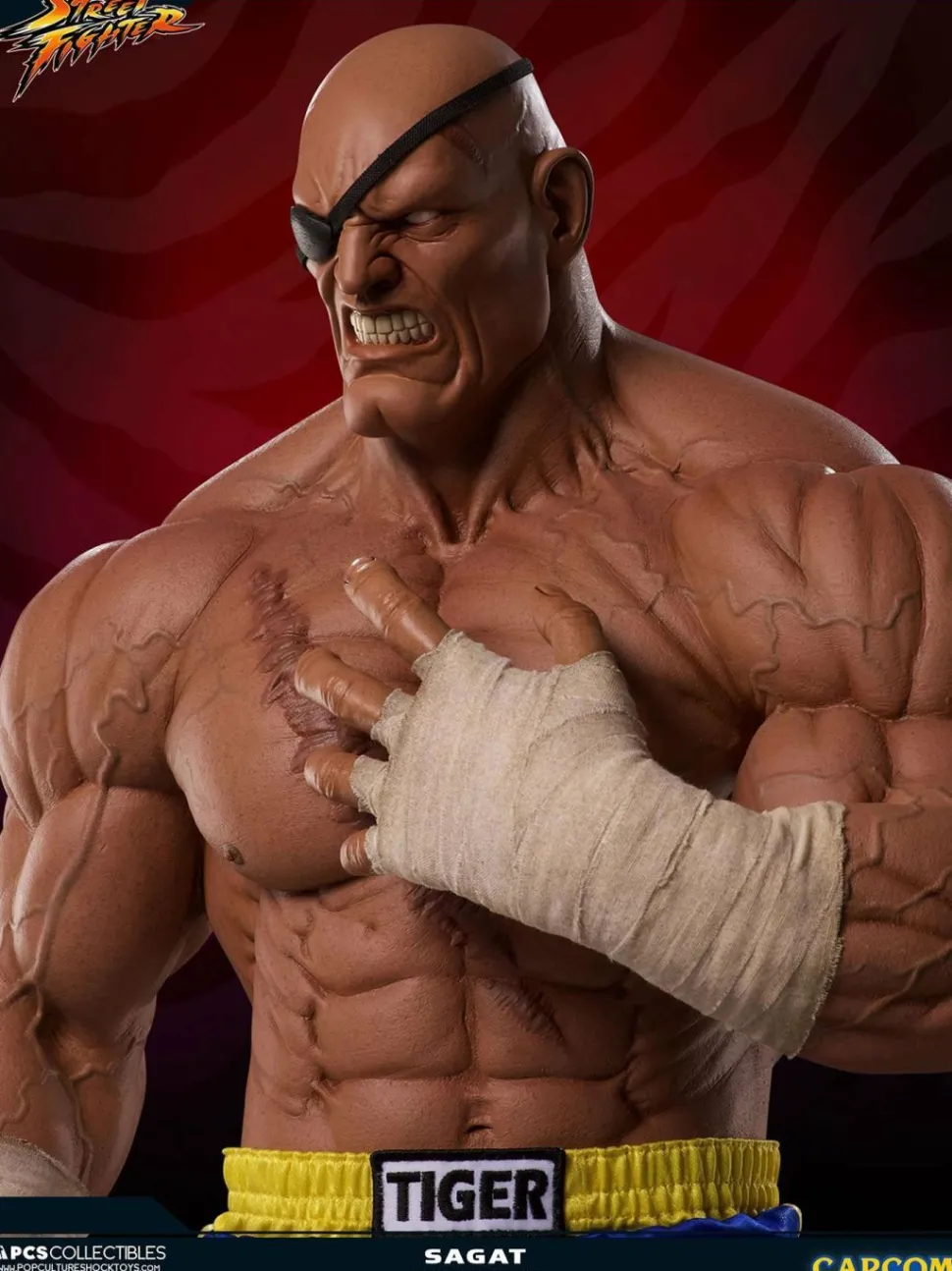Street Fighter - Sagat 1/3 Scale Statue