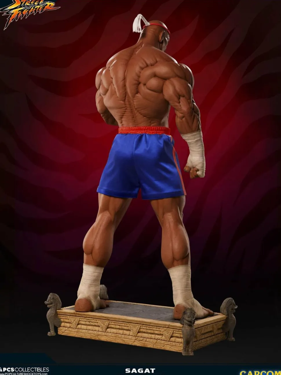 Street Fighter - Sagat Evolution (Set of 2) Exclusive 1/3 Scale Statues