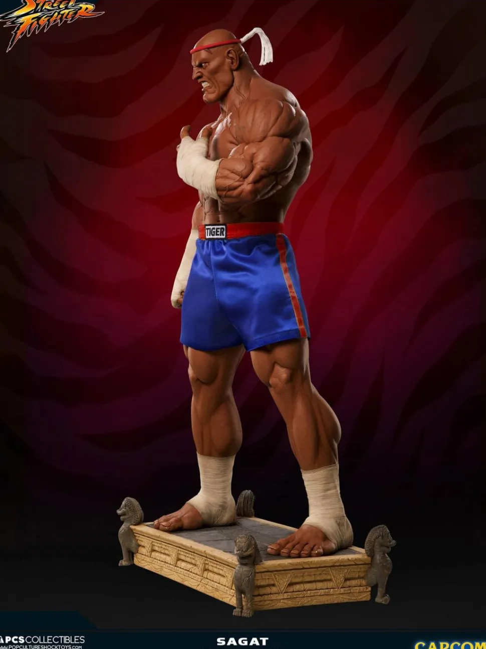 Street Fighter - Sagat Evolution (Set of 2) Exclusive 1/3 Scale Statues