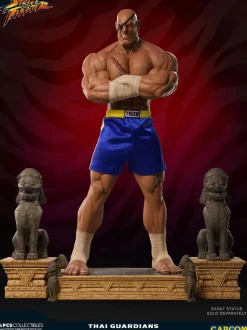 Street Fighter - Sagat Thai Guardian Statues 2-Pack