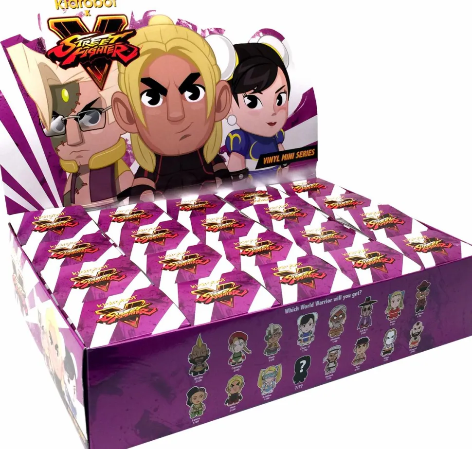 Street Fighter V - 3” Mini Series Blind Box Vinyl Figure (Display of 20 Units)
