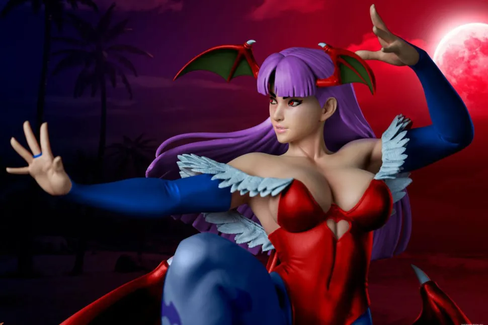 Street Fighter V - Chun-Li Morrigan (Player 2) 1/4 Scale Statue