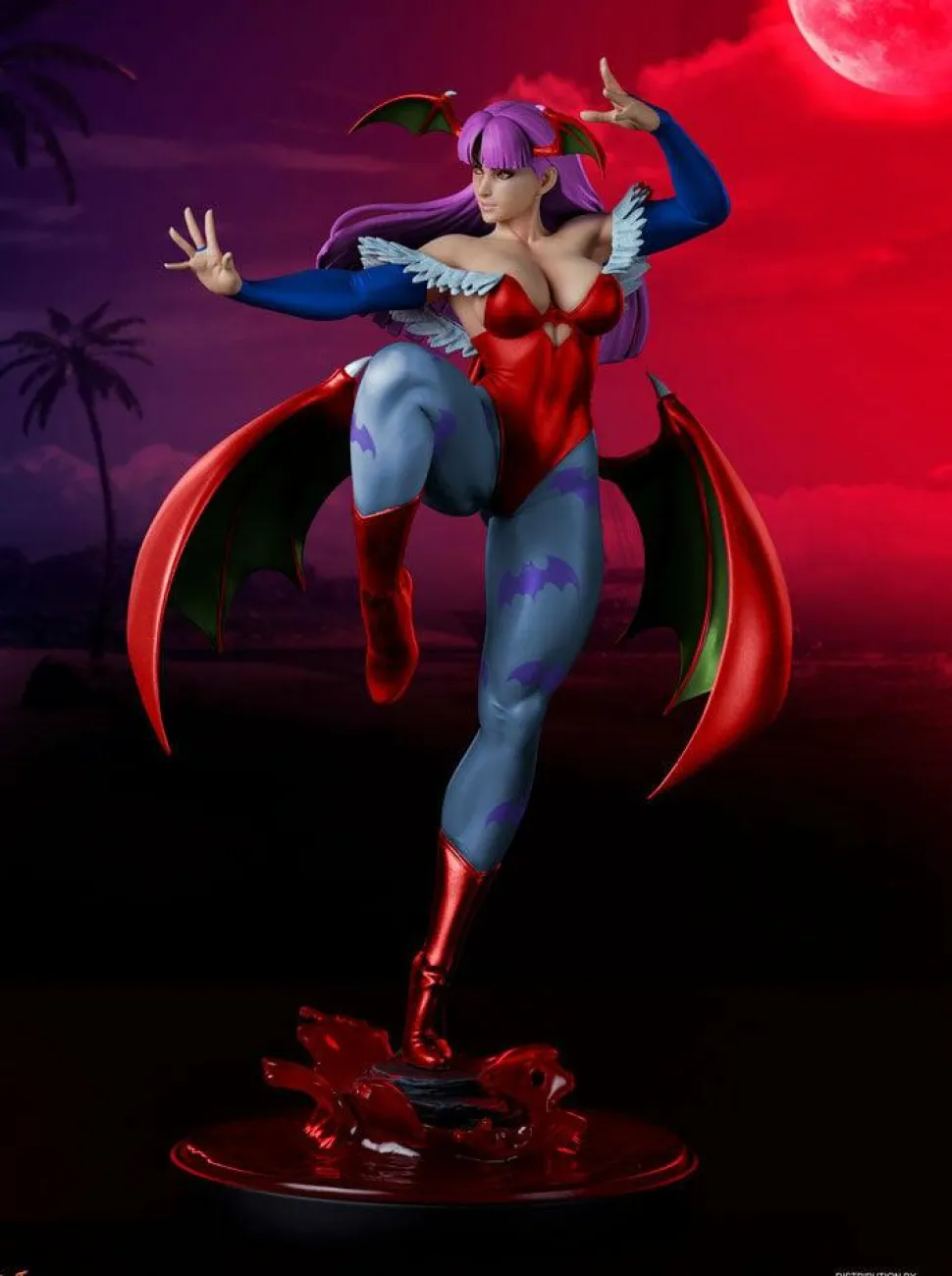 Street Fighter V - Chun-Li Morrigan (Player 2) 1/4 Scale Statue