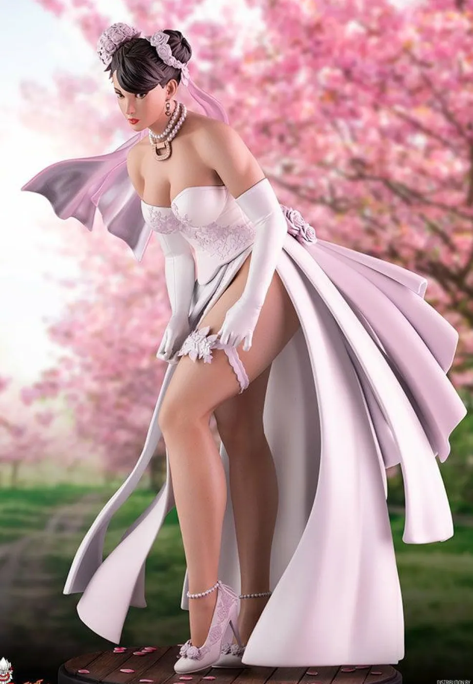 Street Fighter V - Chun-Li Wedding Season Pass 1/4 Scale Statue