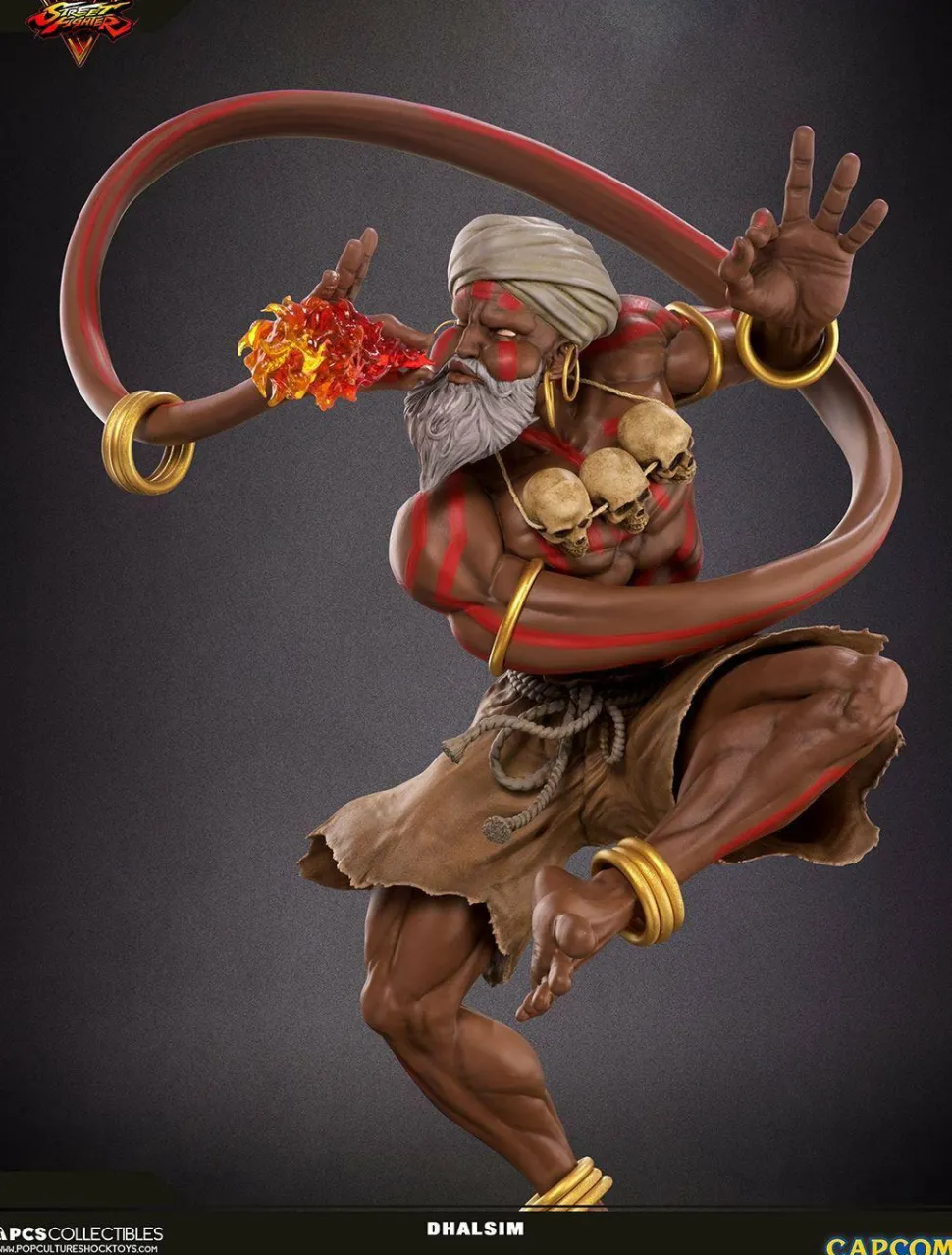 Street Fighter V - Dhalsim 1/4 Scale Ultra Statue