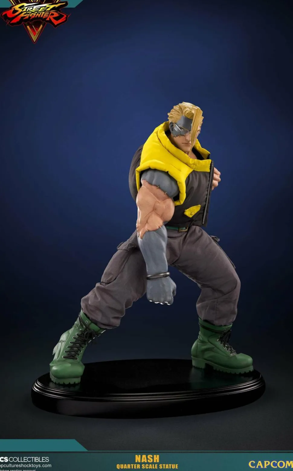 Street Fighter V - Nash Exclusive 1/4 Scale Statue