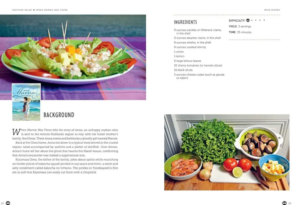 Studio Ghibli - Cookbook: Unofficial Recipes Inspired by Spirited Away, Ponyo, and More! Hardcover Book