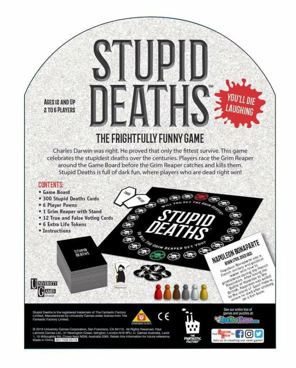 Stupid Deaths - Board Game