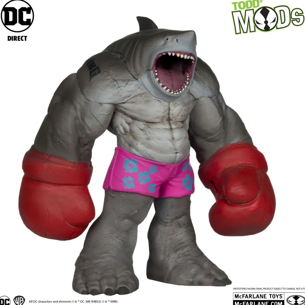 Suicide Squad - King Shark Todd's Mods Collector Vinyl 4.5" Scale PVC Posed Figure