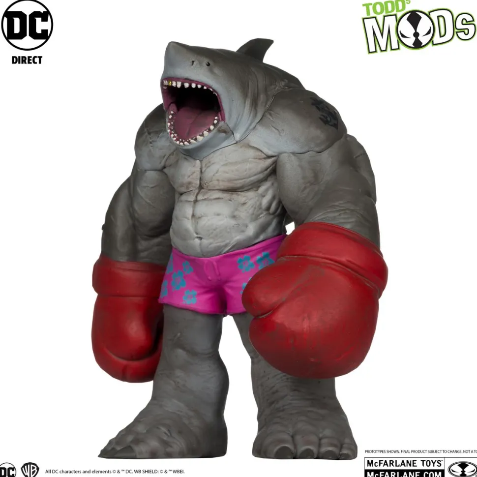 Suicide Squad - King Shark Todd's Mods Collector Vinyl 4.5" Scale PVC Posed Figure