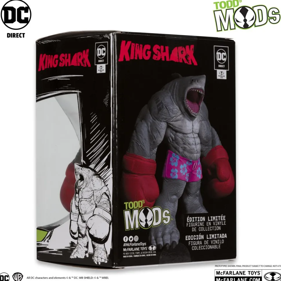 Suicide Squad - King Shark Todd's Mods Collector Vinyl 4.5" Scale PVC Posed Figure