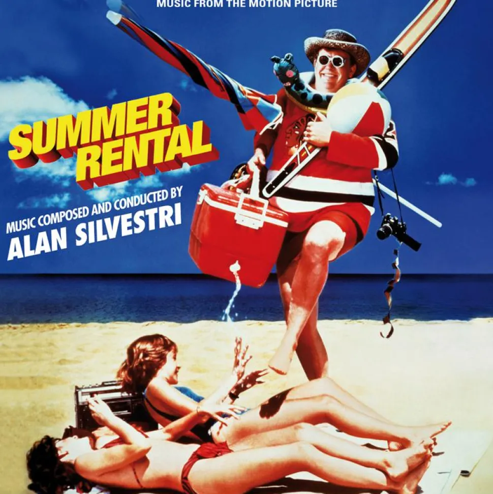 Summer Rental - Music from the Motion Picture by Alan Silvestri LP Vinyl Record (2023 Record Store Day Exclusive Frisbee Blue Coloured Vinyl)