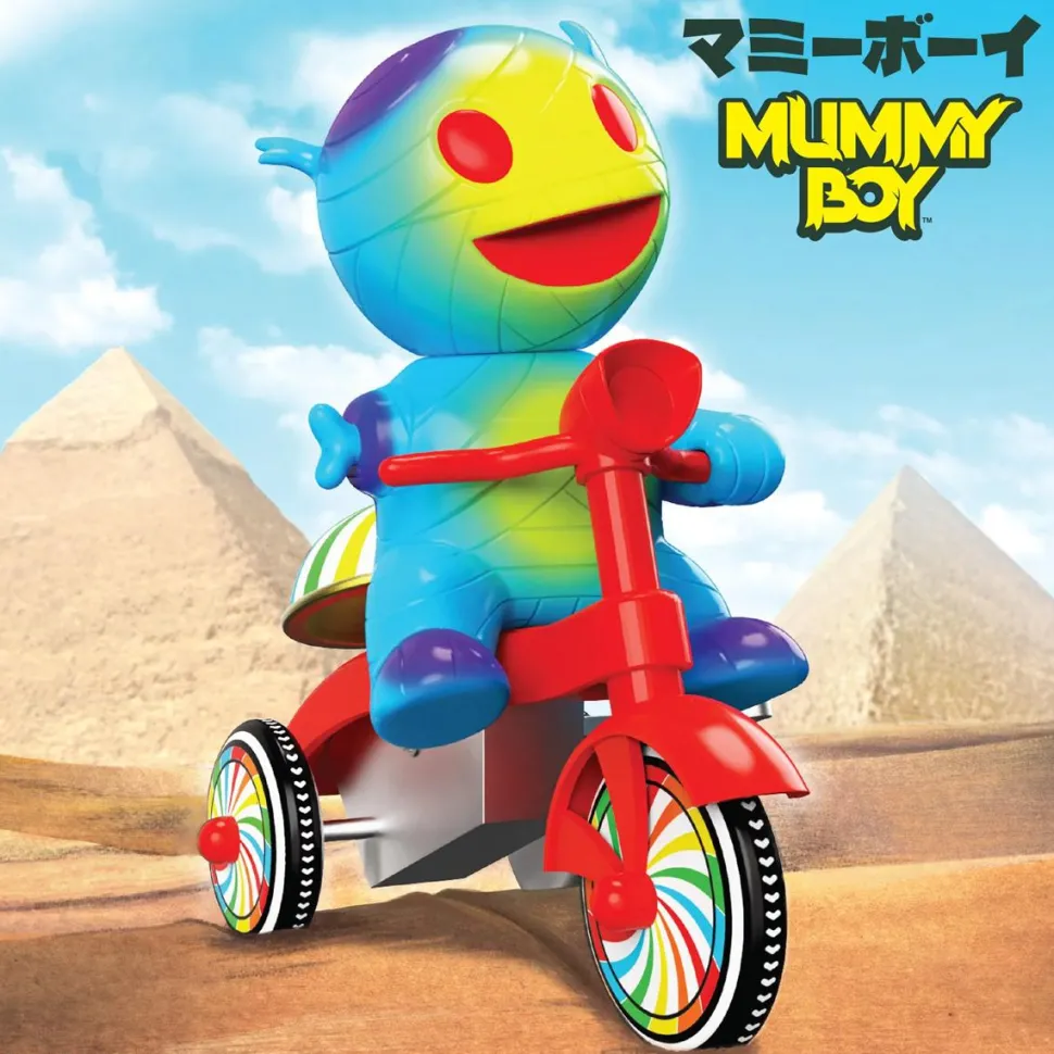 Super7 - Mummy Boy (Blue with Red Trike) Super Cycles 5" Vinyl Figure