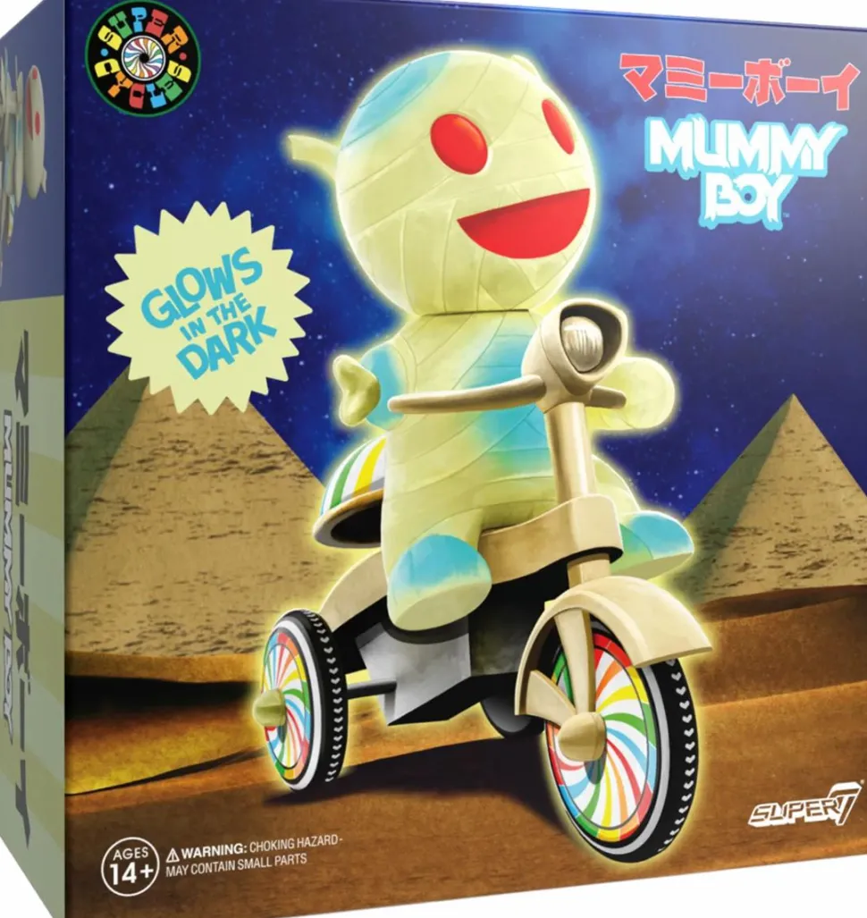 Super7 - Mummy Boy (Glow-in-the-Dark) Super Cycles 5" Vinyl Figure