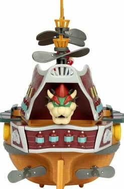 Super Mario - Bowser's Airship World of Nintendo Deluxe 15” Action Figure Playset