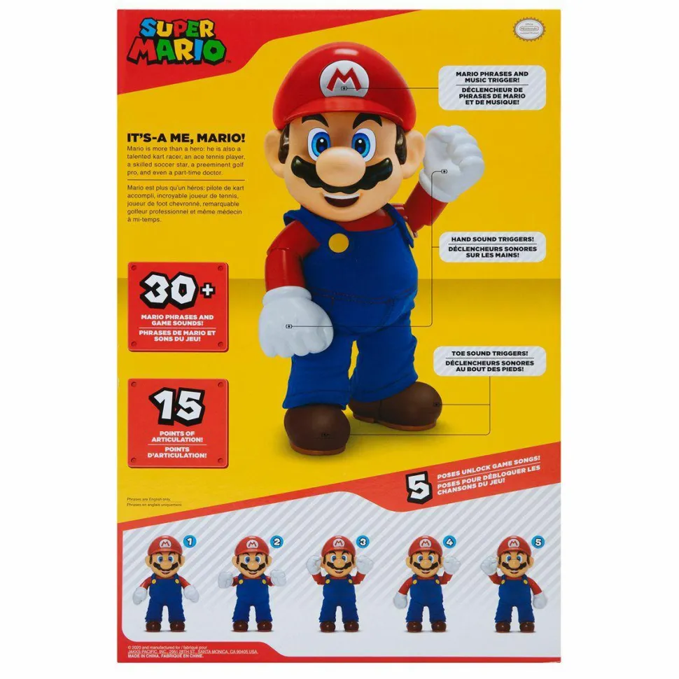 Super Mario - It’s-A-Me! Mario 12” Action Figure