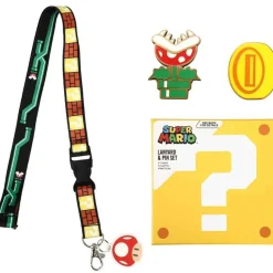 Super Mario - Lanyard & Pin Set