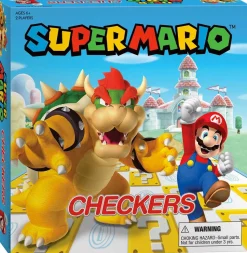 Super Mario - Mario vs. Bowser Checkers Board Game