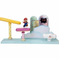 Super Mario - Mario with Cloud Diorama World of Nintendo 2.5" Scale Action Figure Playset