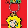 Super Mario - Princess Peach PVC Rubber Keychain